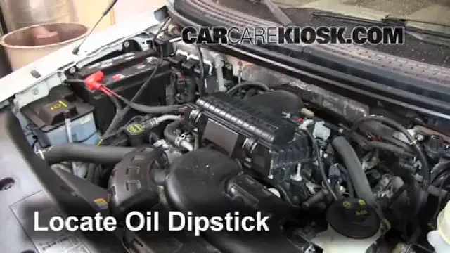 2007 Lincoln Mark LT 5.4L V8 Aceite Controlar nivel de aceite